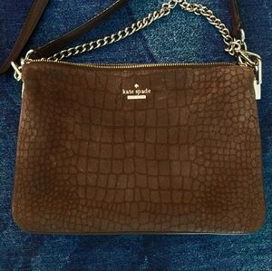Kaye Spade suede purse